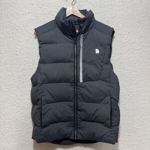 The North Face Summit Series Mens Down Vest Puffer Jacket Gray XL - READ DESCRIP